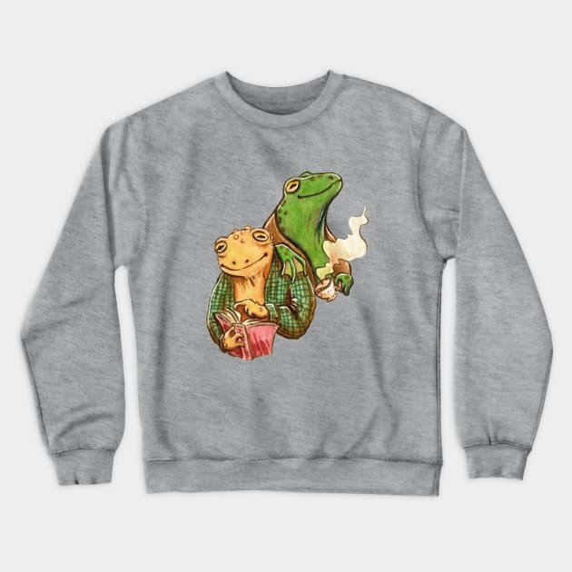 Frog And Toad Crewneck Sweatshirt by nurmalitasyakib